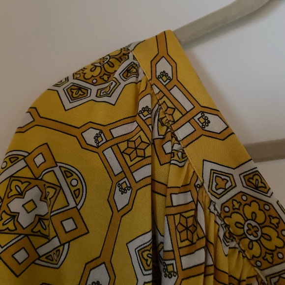 Juicy Couture Jackie Print Ruffle Dress Satin M - Picture 4 of 5